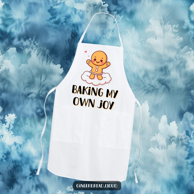 Funny gingerbread dancer apron, practical and humorous kitchen wear for those who cook with joy.