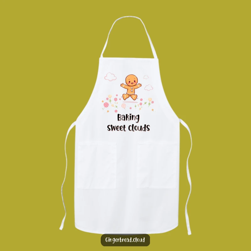 Funny Gingerbread Candy Cloud Apron - Bake with Sweet Playfulness Gift
