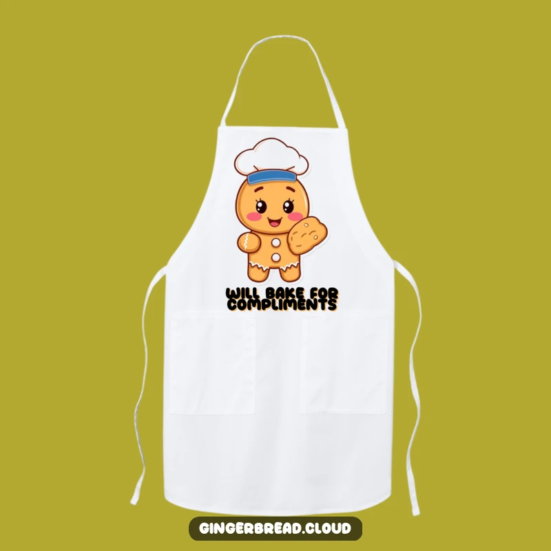 Funny Gingerbread Chef Cookie Apron - Protect Your Clothes in Style