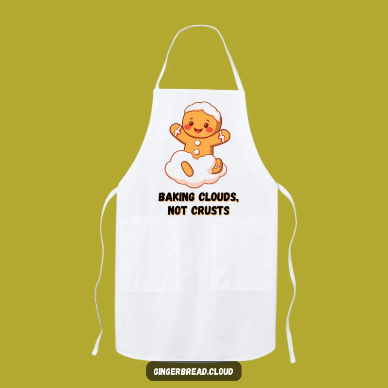 Funny Gingerbread Man Apron: Baking Cloud Hopper, a Hilarious Chef's Funny Gift