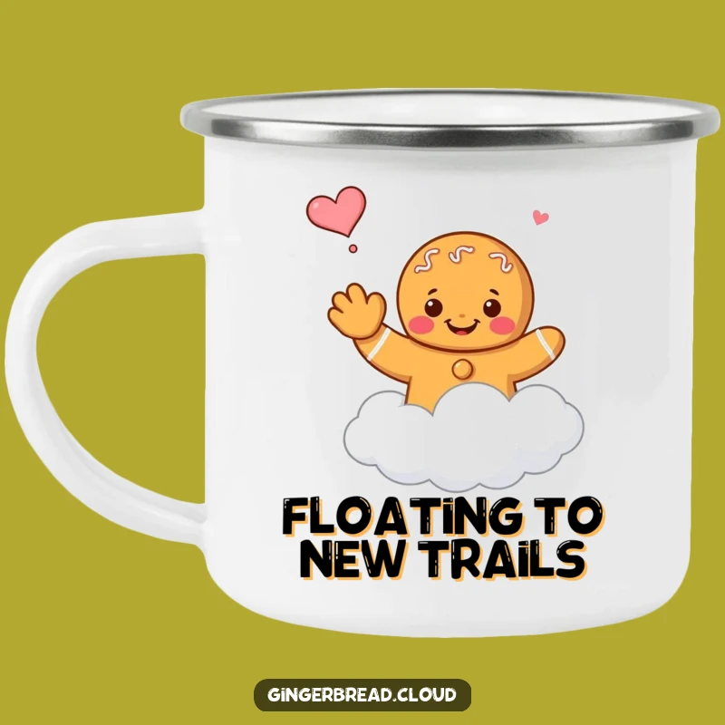 Funny Floating Gingerbread Camping Mug - Farewell Outdoor Drinkware!