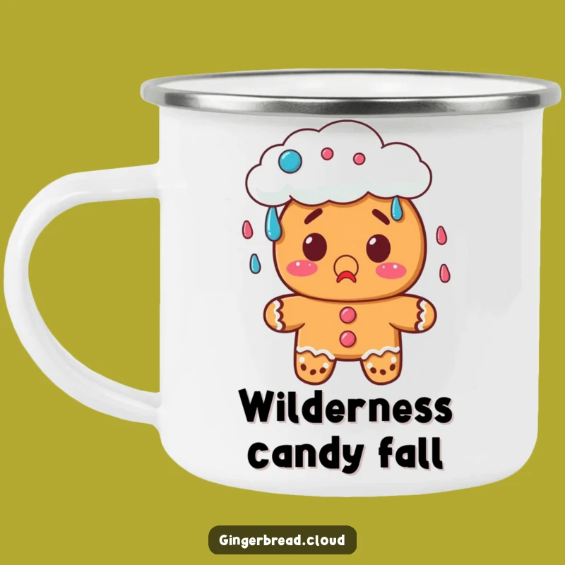 Funny Gingerbread Candy Campfire Mug: Durable & Sweet Gift