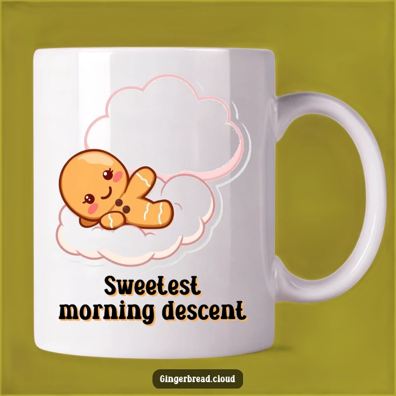 Funny Gingerbread Cloud Slider Mug: Sweet Dreams Gift for All