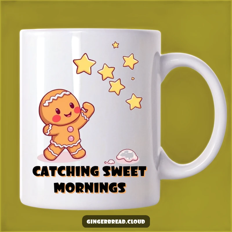 Funny Gingerbread Star Catcher Mug - Sweet Dreams Are Made of This Gift