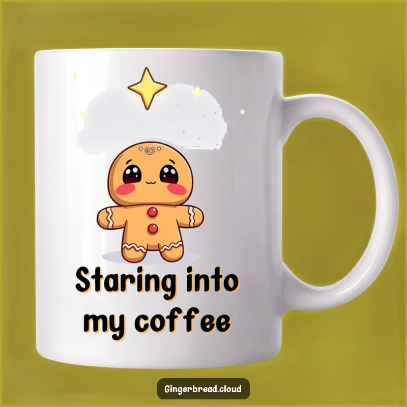 Funny Starry Sky Gingerbread Mug - Wonderstruck Character Gift!