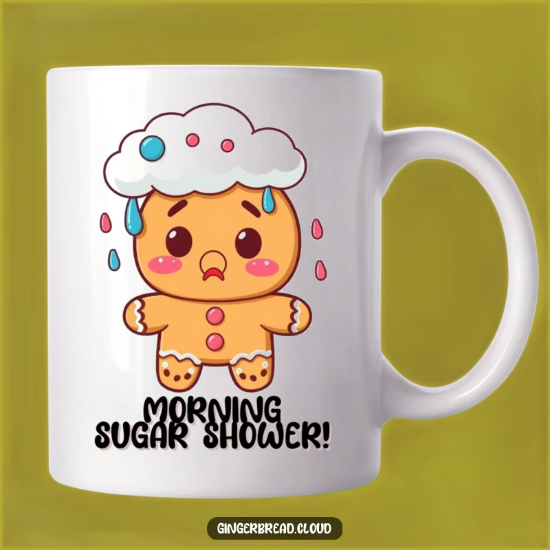 Funny Gingerbread Candy Rain Mug: Sweet Surprise Gift for Fans