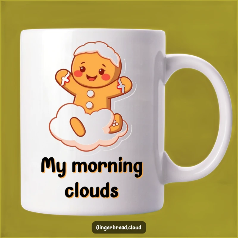 Funny Gingerbread Man Mug: Cloud Jumper, a Hilarious Holiday Funny Gift