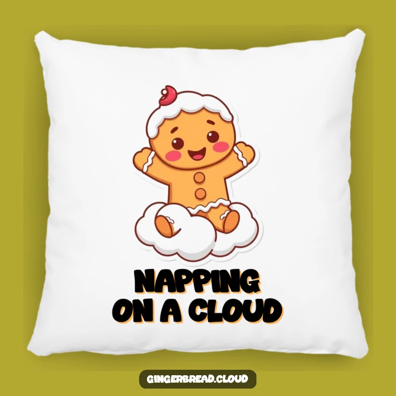 Funny Gingerbread Pillow: Soft & Sweet Cloud Jumper - Cozy Funny Gift!