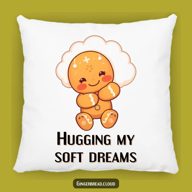 Soft Funny Hugging Gingerbread Man Pillow - Comfort and Sweet Dreams