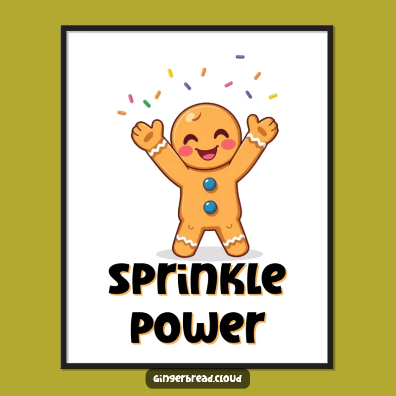 Funny Gingerbread Juggling Digital Art: Instant Joyful Decor & Gift