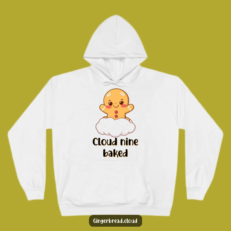 Funny Gingerbread Cookie Hoodie - Cozy Cartoon Sweatshirt, Festive Gift