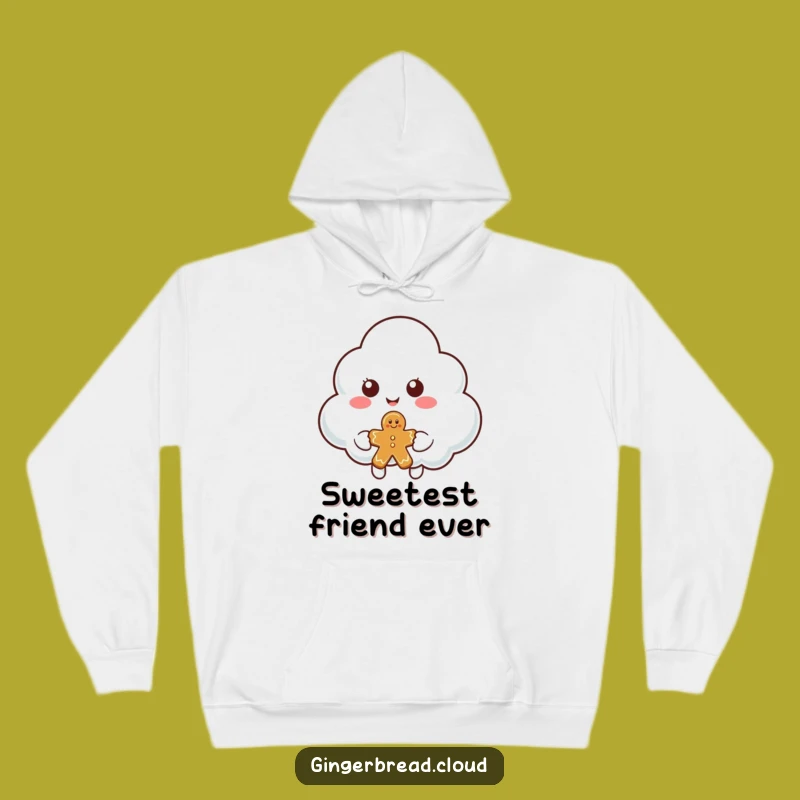 Funny Cloud Gingerbread Hoodie: Cozy & Generous Sweatshirt, Great Humorous Gift