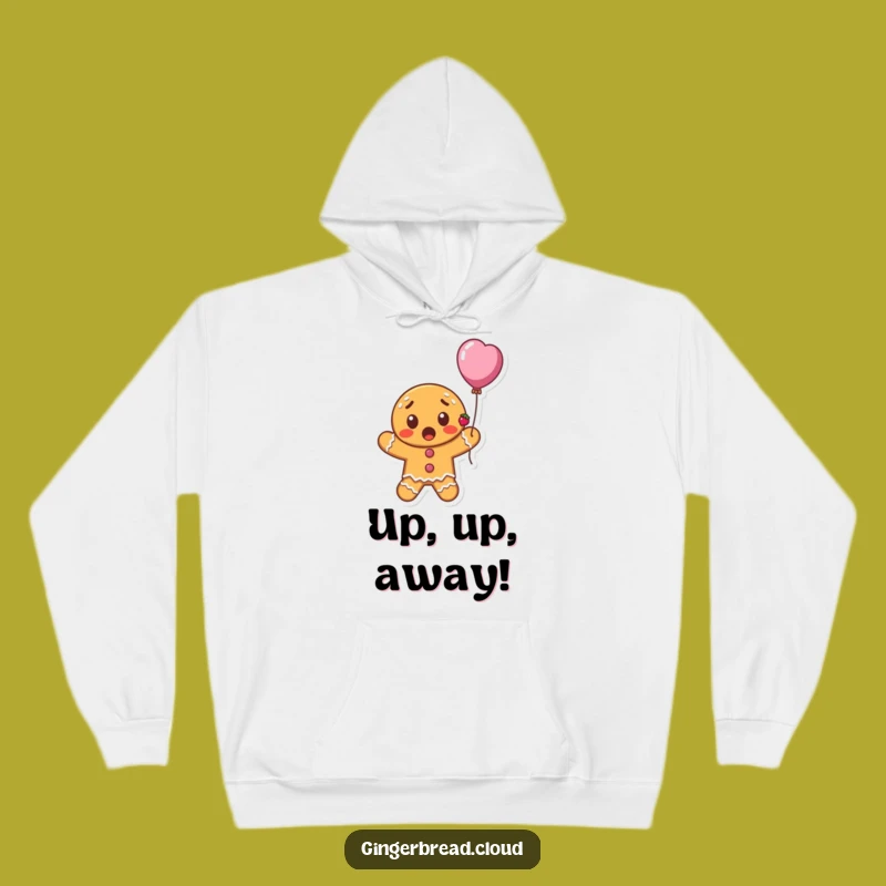 Funny Cozy Gingerbread Balloon Hoodie - Warm Up with Whimsical Humor Gift