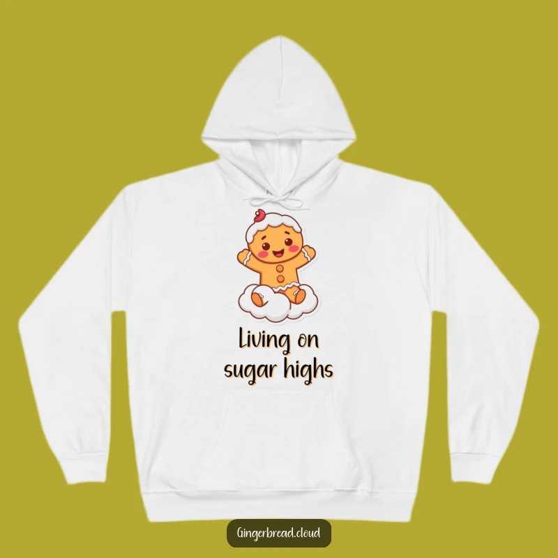 Funny Gingerbread Hoodie: Cozy Cloud Jumper - Warm & Whimsical Funny Gift!