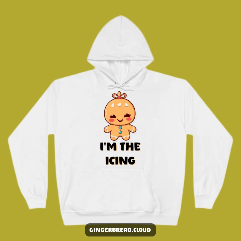 Funny Winking Gingerbread Man Hoodie: Cozy Up with This Hilarious Holiday Sweatshirt!
