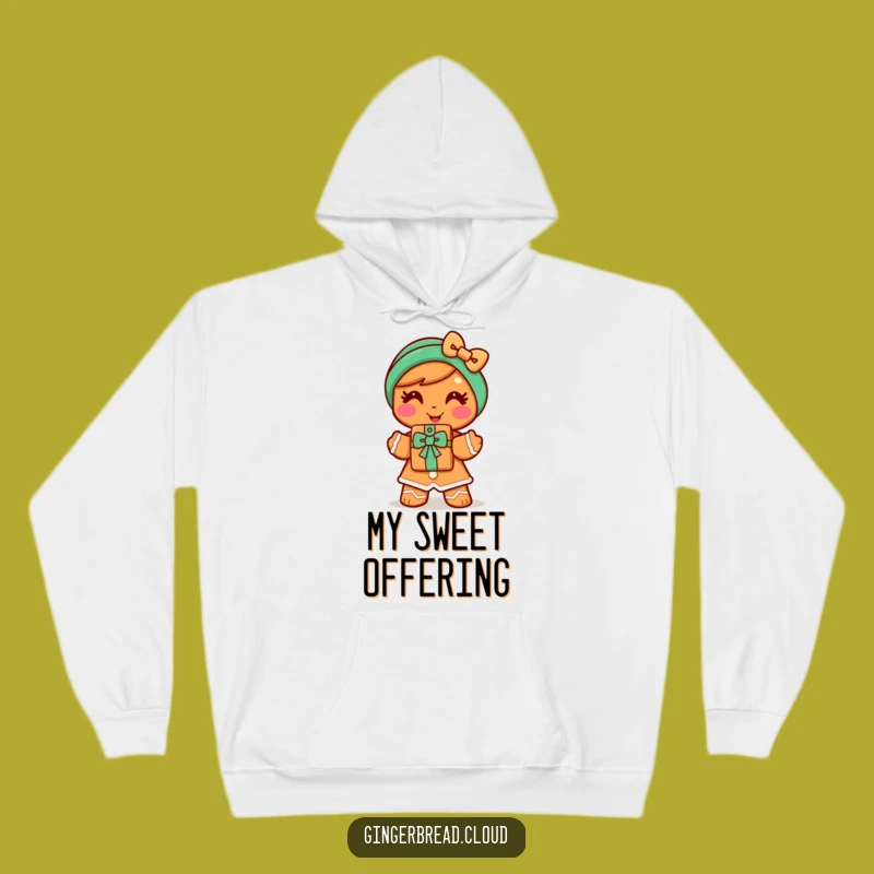 Funny Gingerbread Woman Hoodie - Cozy & Cheerful Giver Comfort