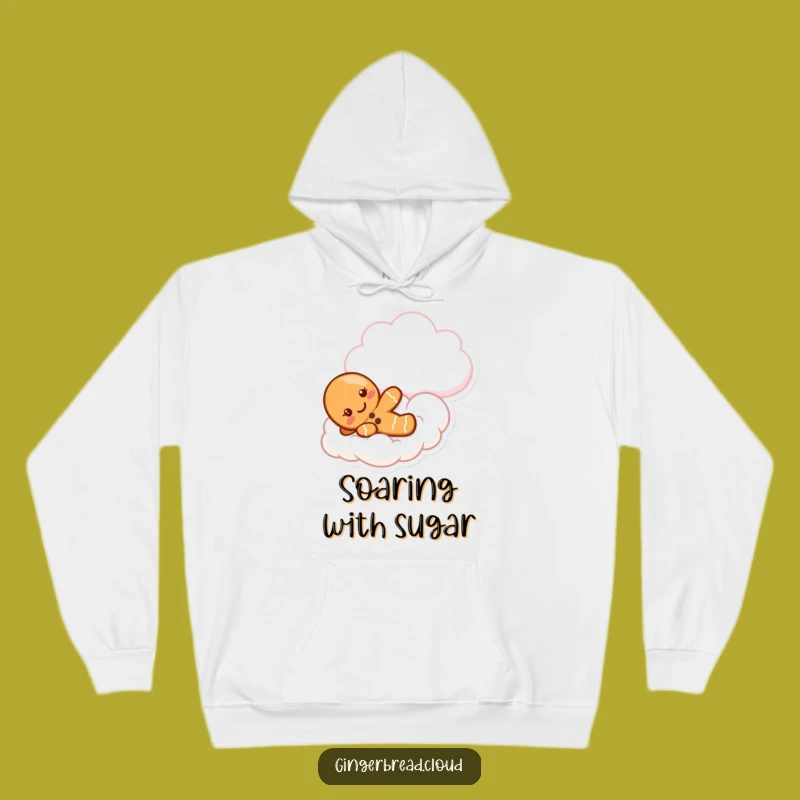 Funny Gingerbread Cloud Hoodie: Cozy & Sweetly Humorous Gift