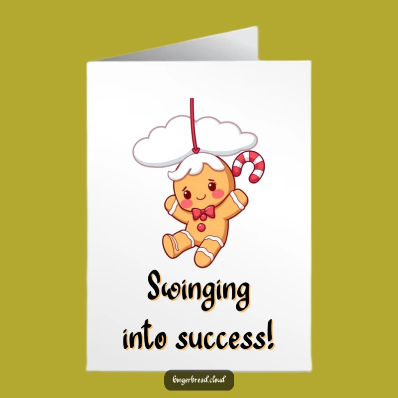 Joyful Free Printable Congrats Card: Candy Cane Cloud Celebration Gift