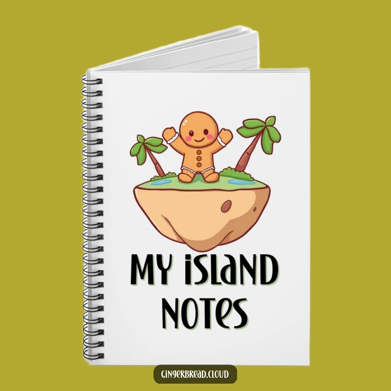 Funny Gingerbread Adventure Notebook: Whimsical Character Journal for Sweet Notes Gift