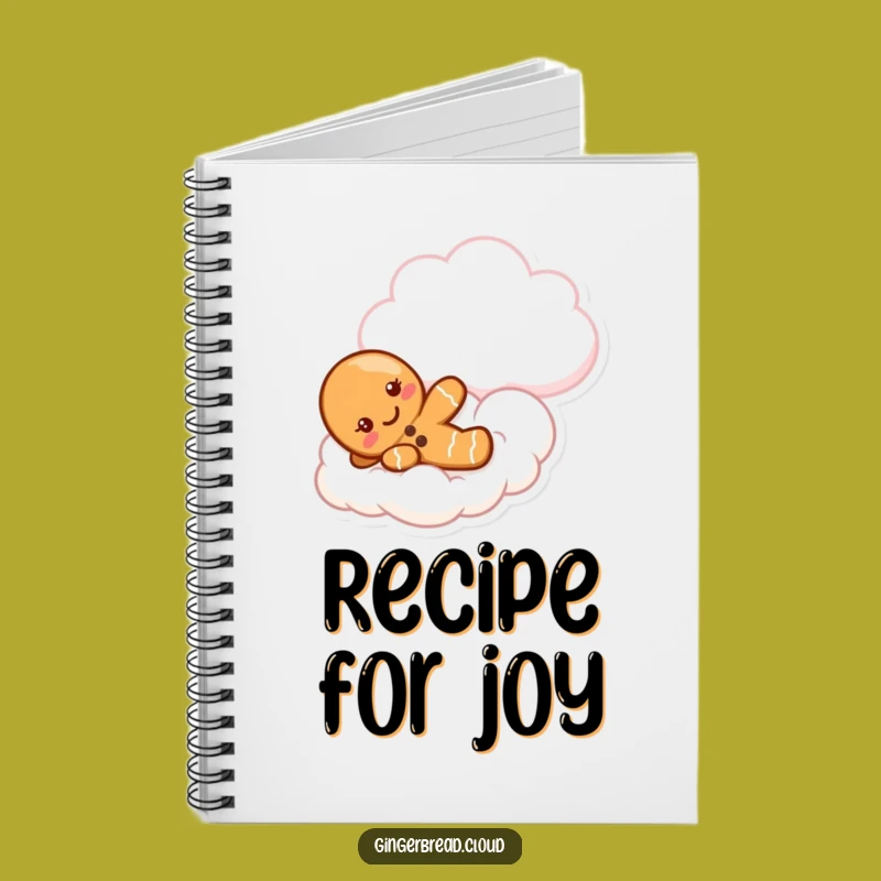 Funny Gingerbread Cloud Notebook: Sweet Ideas for Your Notes