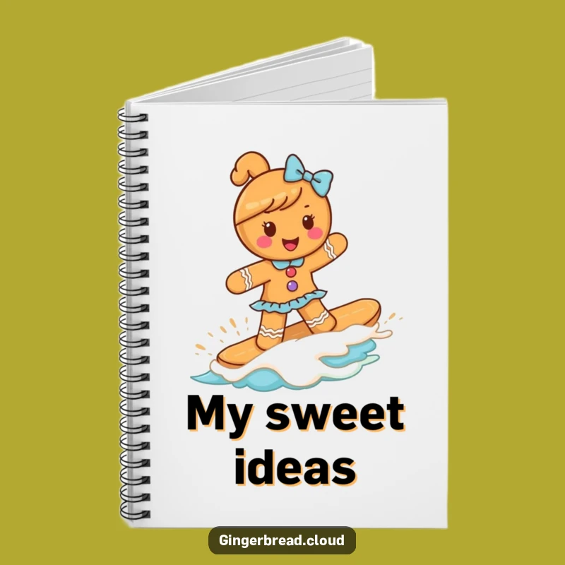 Funny Gingerbread Girl Frosting Note Book: Hilarious & Sweet Journal Gift