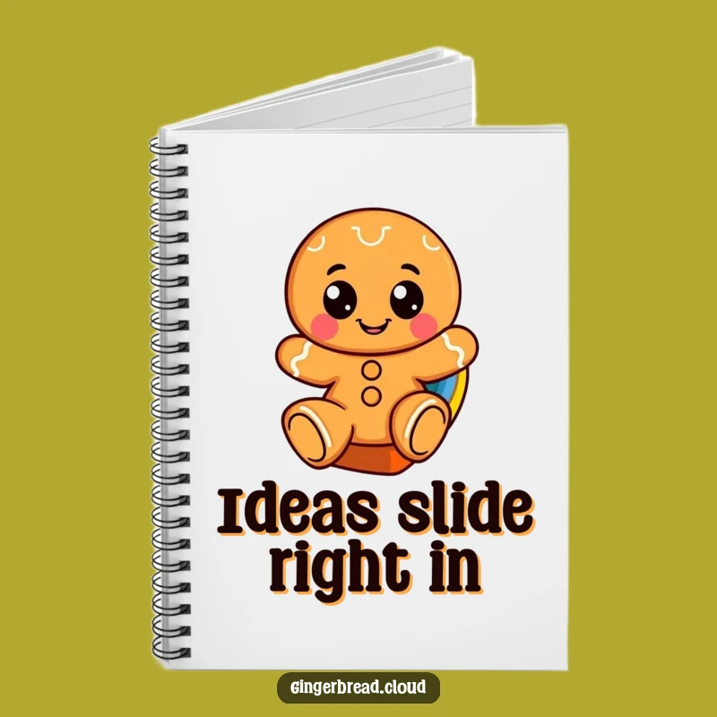 Funny Gingerbread Rainbow Notebook: Bright Ideas, Creative Humorous Gift