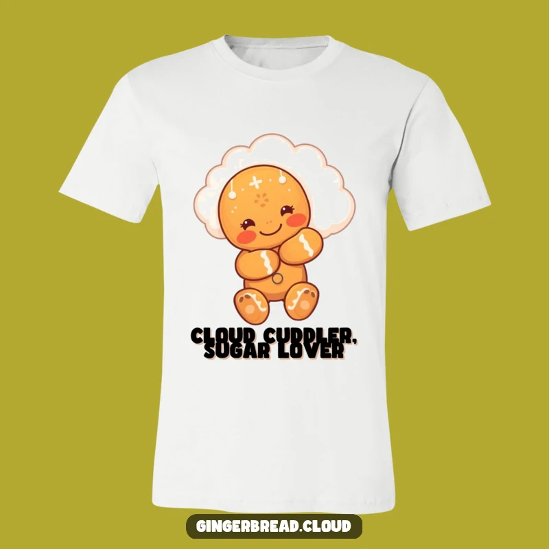 Funny Hugging Gingerbread Man T-Shirt - Spread Love and Smiles