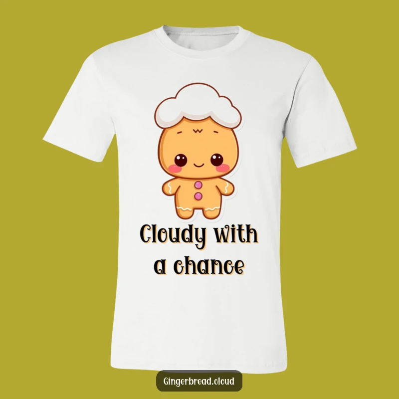 Funny Gingerbread Cloud Hat T-Shirt: Wear Your Sweet Dreams with This Tee