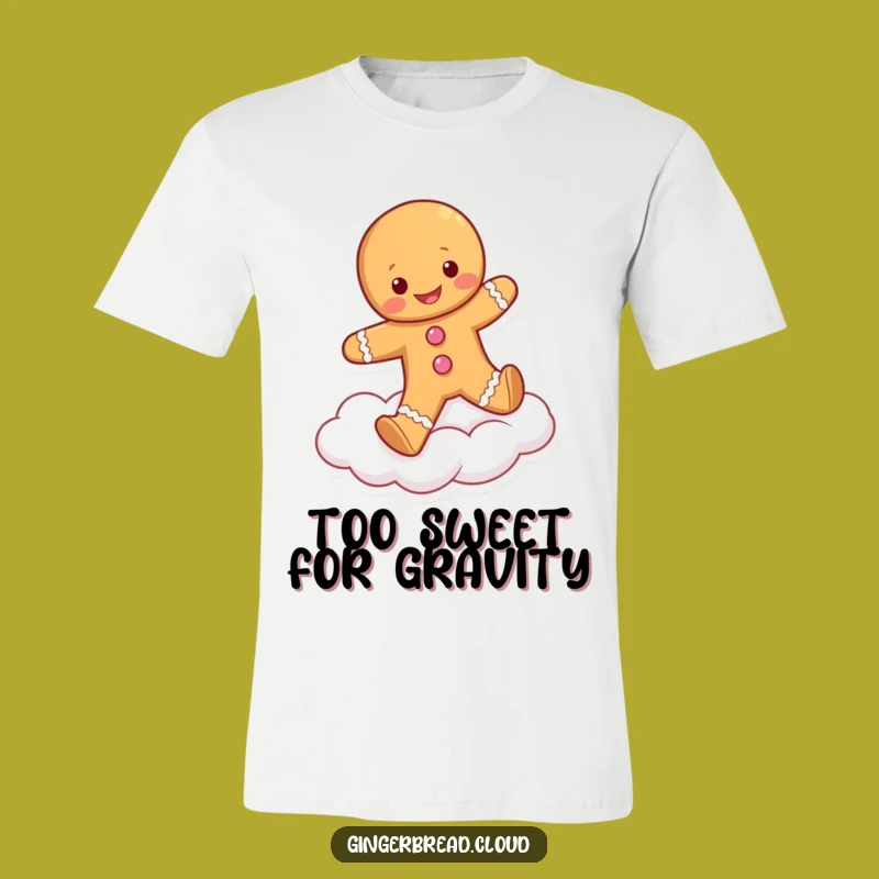 Funny Gingerbread Cloud Skipper T-Shirt - Wear Your Joyful Spirit