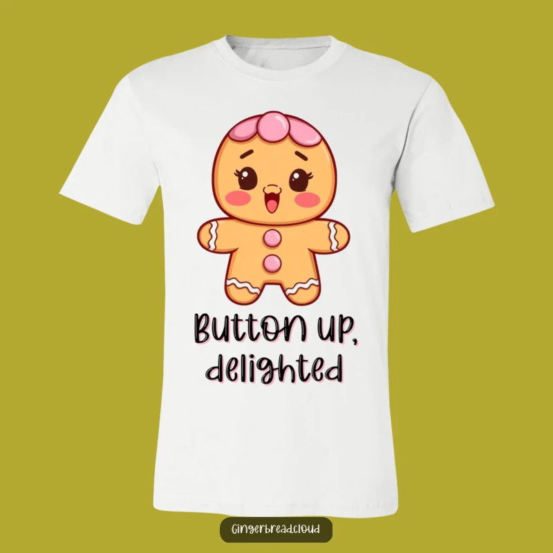 Funny Gingerbread Surprise T-Shirt - Wear Your Delightful Reaction