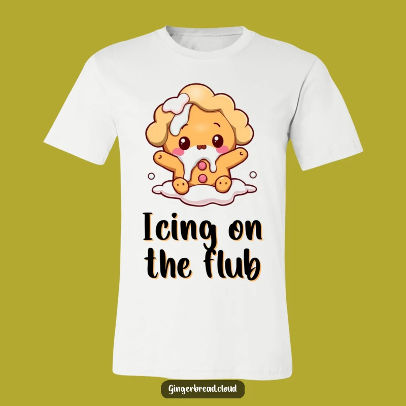 Funny Gingerbread Cloud T-Shirt: Surprised Spill, Humorous Apparel Gift