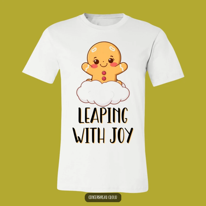 Funny Gingerbread Cookie T-Shirt - Festive Cartoon Apparel, Perfect for Holidays