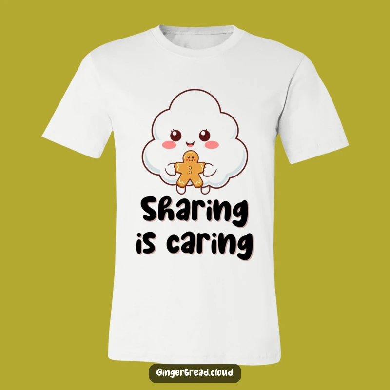 Funny Cloud Gingerbread T-Shirt: Giving Cloud Tee, Perfect Humorous Gift