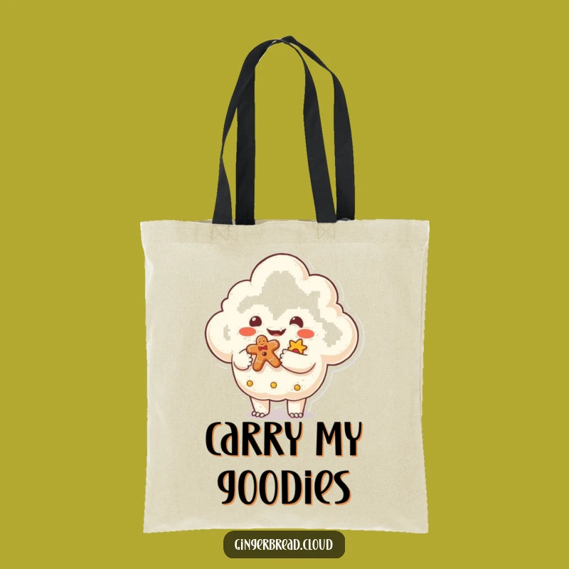 Funny Cloud Monster Gift Tote: Whimsical Character Bag for Sweet Surprises Gift
