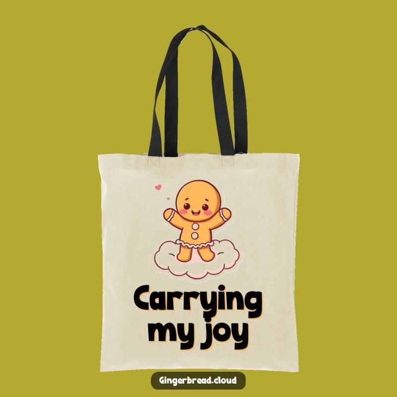 Funny Gingerbread Dancer Tote Bag - Carry Your Joyful Steps Gift