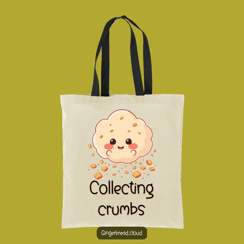 Funny Cookie Crumble Tote: Whimsical Character Bag for Sweet Travels Gift