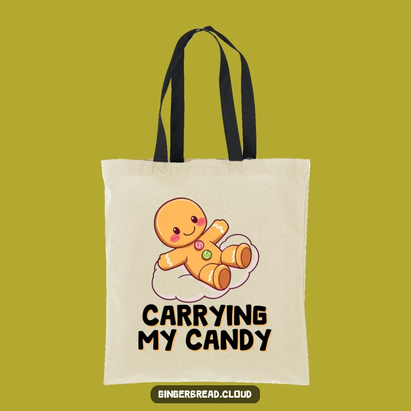 Funny Gingerbread Slide Tote Bag - Carry Your Playful Style
