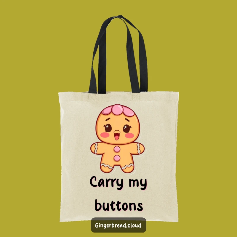 Funny Gingerbread Surprise Tote Bag - Carry Holiday Fun Everywhere